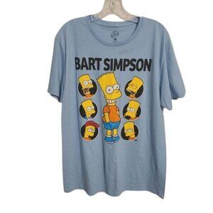 The Simpsons | Men's Sky Blue Short Sleeve Novelty T-Shirt (Size XL)